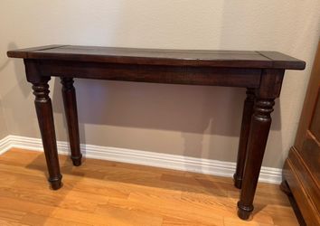 Pottery Barn Side Table. Real Walnut Wood