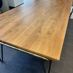 XL Wood Dining table CB2