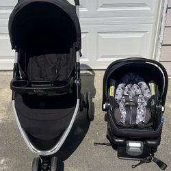 Graco Pace Stroller AND Graco SnugRide 35 Lite Infant Car Seat for Sale in  Auburn, WA - OfferUp
