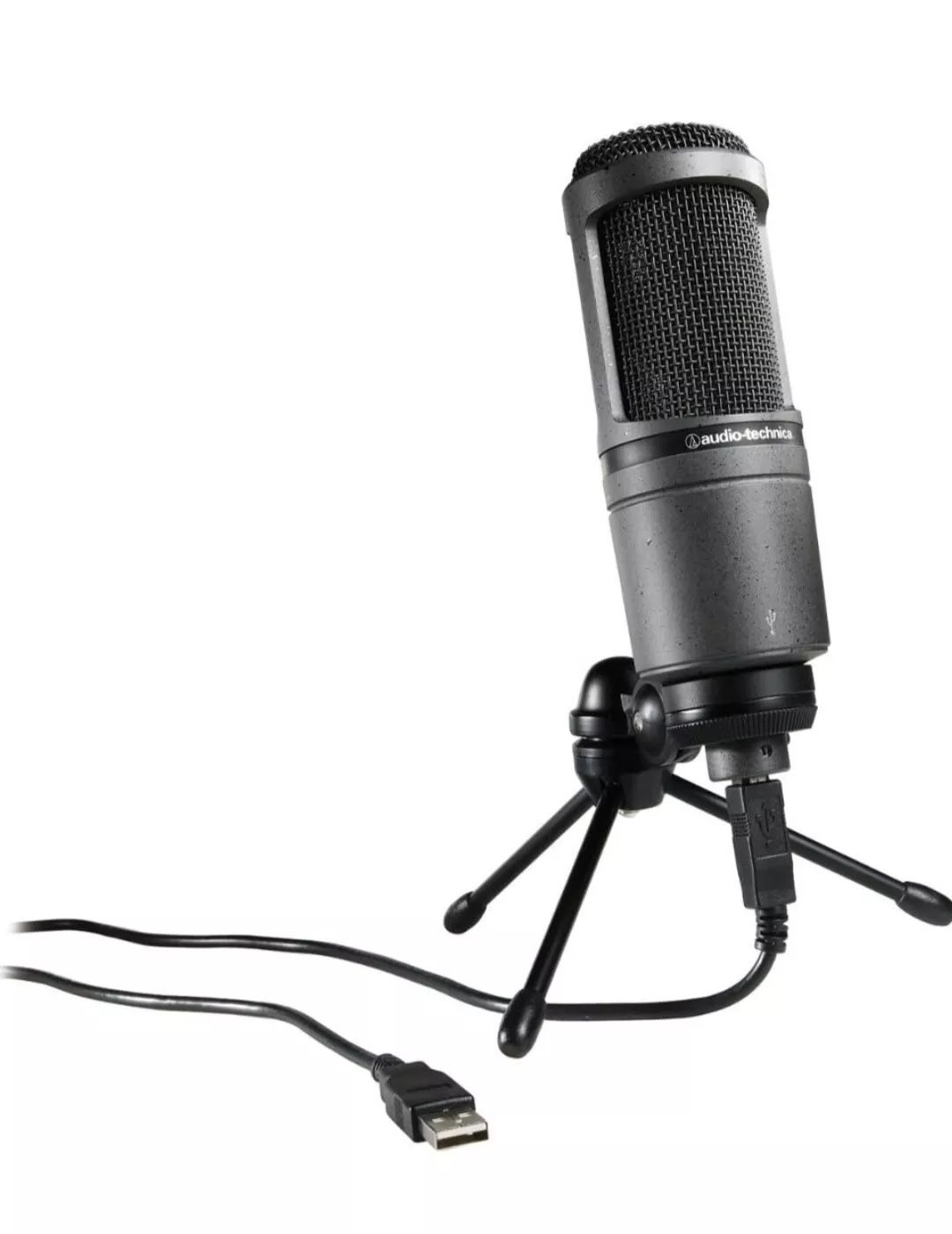 Audio-Technica AT2020USB + Microphone