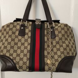 Gucci Original handbag with padlock key and made in Italy