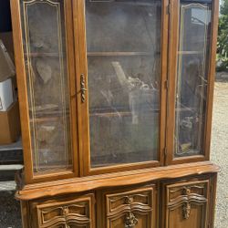 Vintage Hutch Heavy Solid Wood