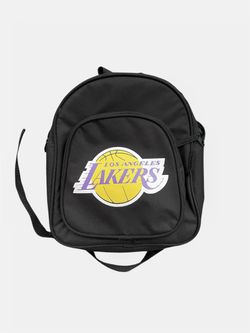 Los Angeles Lakers basketball black mini back pack