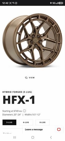 Rims Diameters 20"-24" | Widths 9.5"-12"
