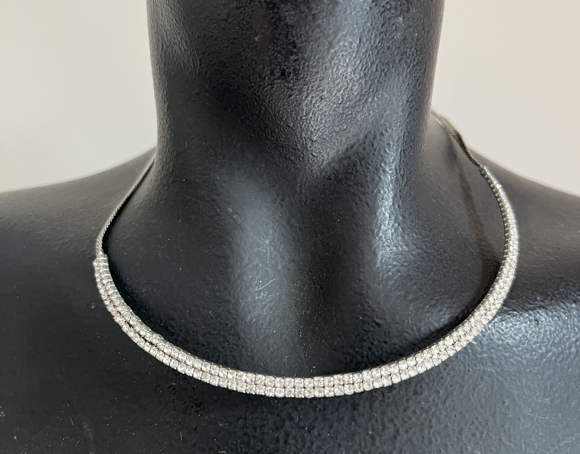 INC International Concepts Rhinestone Choker Necklace