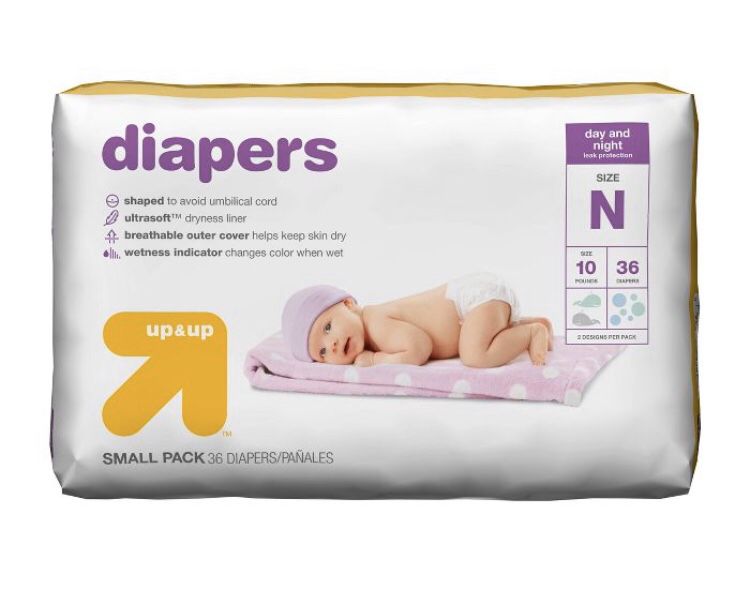 55 newborn diapers