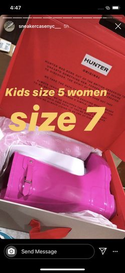 Hunter boots kids 5