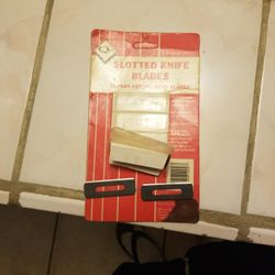 Slotted  Knife Blades