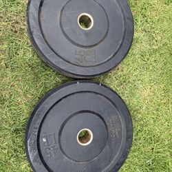 45 Lbs Olympic Bumper Plates 