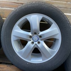 2006 - 2012 MERCEDES GL ML CLASS  FACTORY WHEELS RIM + TIRE SET 275/55 R19 OEM - QOI0A1 Auto Parts
