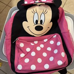 Minnie Mouse Backpack and Diaper Bag