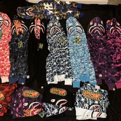 Bape Hoodies New (Sold Individually or as Bundles) *RARE* Taking Offers