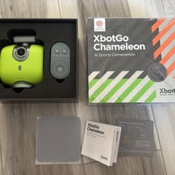 XbotGo Chameleon AI Auto Sports Action Camera - 4K 60FPS Soccer Camera and Basketball Tracking Camera for Team Sports, Live Streaming, No Subscription