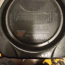 10" Kenwood KSC-WA100 powered subwoofer.  No Subwoofer