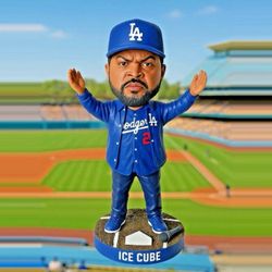 Ice Cube Bobble Head Dodgers Giveaway