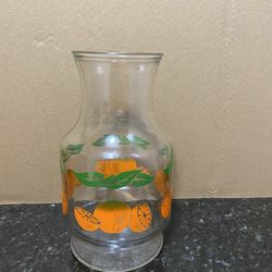Vintage Orange Pitcher 