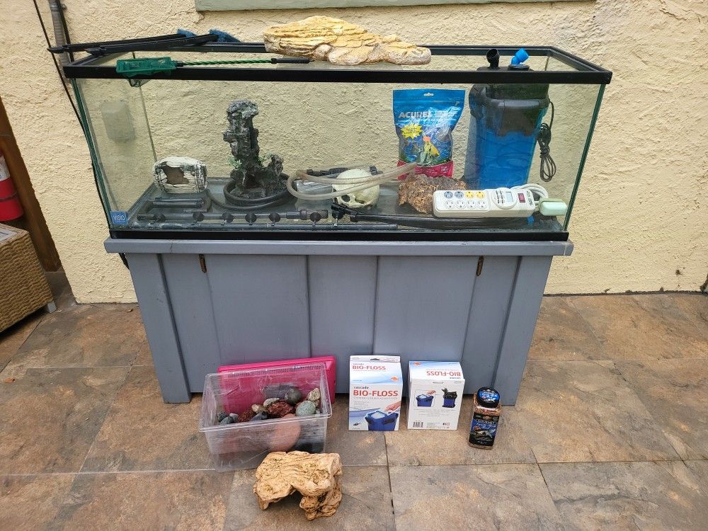 53 Gal - Full Set Up - Raccoons Raided All
