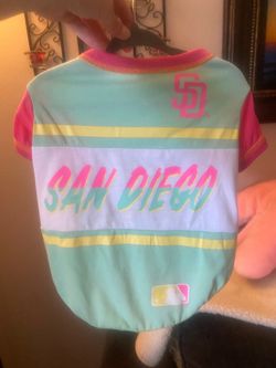 San Diego Padres 2025 City Connect Dog Shirt Size Medium