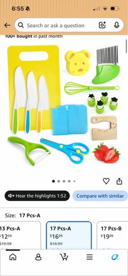 Kids kitchen tools