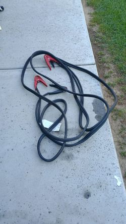 Cables para pasar corriente -25- pies - grandes - OILDALE