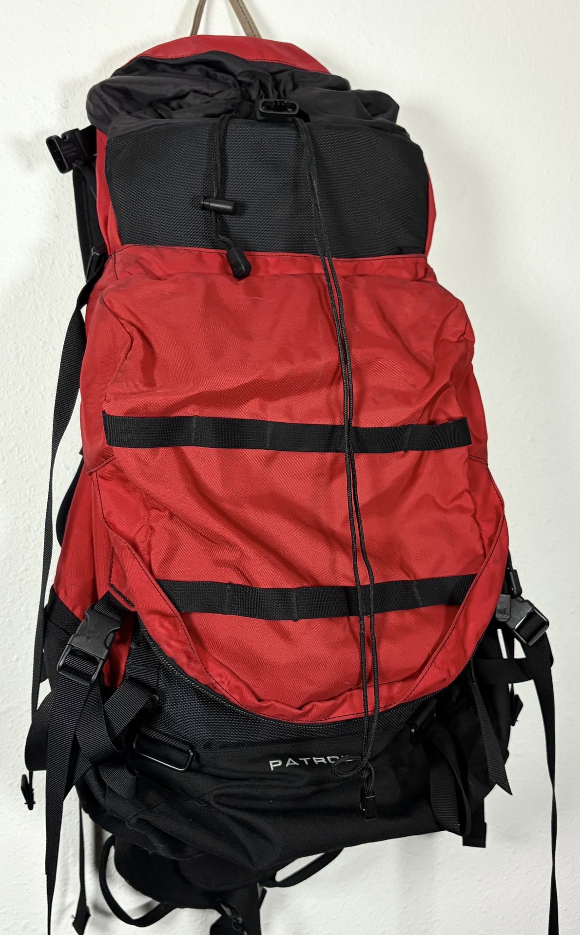North Face THE PATROL PACK Backpack Red/Black Ski Patrol Backpacking