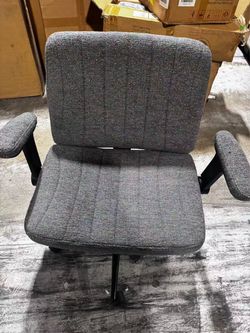 Criss Cross Chair with Adjustable Flip-Up Arms,Cross Legged Chair with Wheels