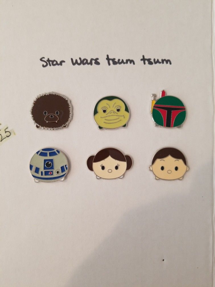 Disney trading pin set Star Wars