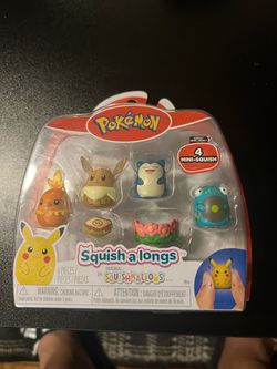 Pokémon Squishmallows Squish-a-Longs 6-Piece Set