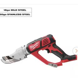 Milwaukee M18 18-Volt Lithium-lon Cordless 18-Gauge Single Cut Metal Shear (Tool Only)
