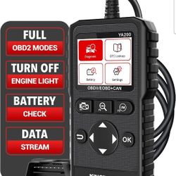 OBD2 Scanner, Car OBD2 Code Reader Check Engine Light, Car Scanner OBDII Full Functions with Voltage Test OBD2 Scanner Diagnostic Tool
