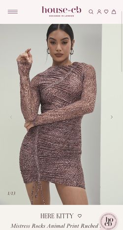 Mistress Rocks by House of CB dress NWT
