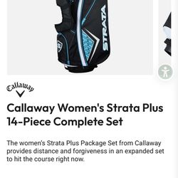 Still In The Box Women’s Golf Set 14 Piece 