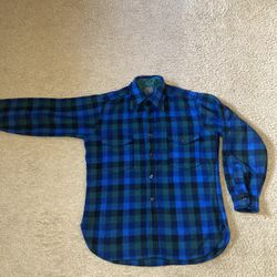 Vintage Pendleton 100% wool thick shirt/jacket large 