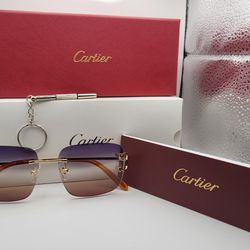 Cartier Glasses(Purple Coffee)