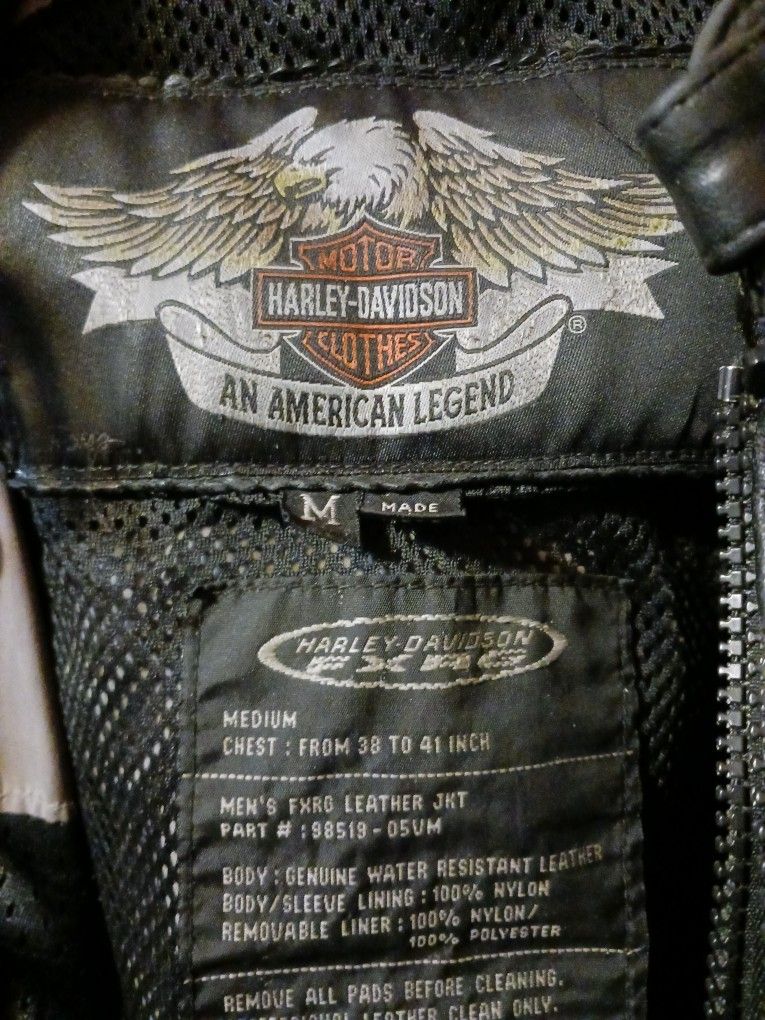 Harley-Davidson FXRG leather riding jacket. for Sale in Los Angeles, CA -  OfferUp