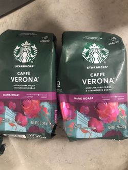 2x Starbucks Caffe Verona Coffee