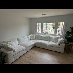 Cali pearl Performance Fabric Modular Sectional 