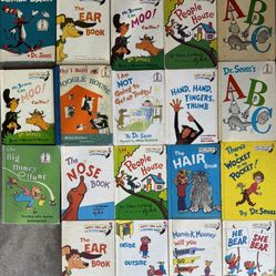 Vintage Dr. Seuss & Beginner Books Lot – 20+ Hardcover Children’s Books (1970s era)