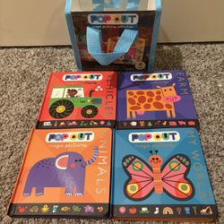 Pop Up Book Set With Carrier NEW