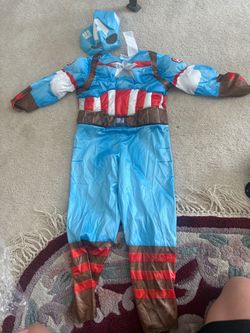 Captain America Halloween Costume (Size 2T-3T)