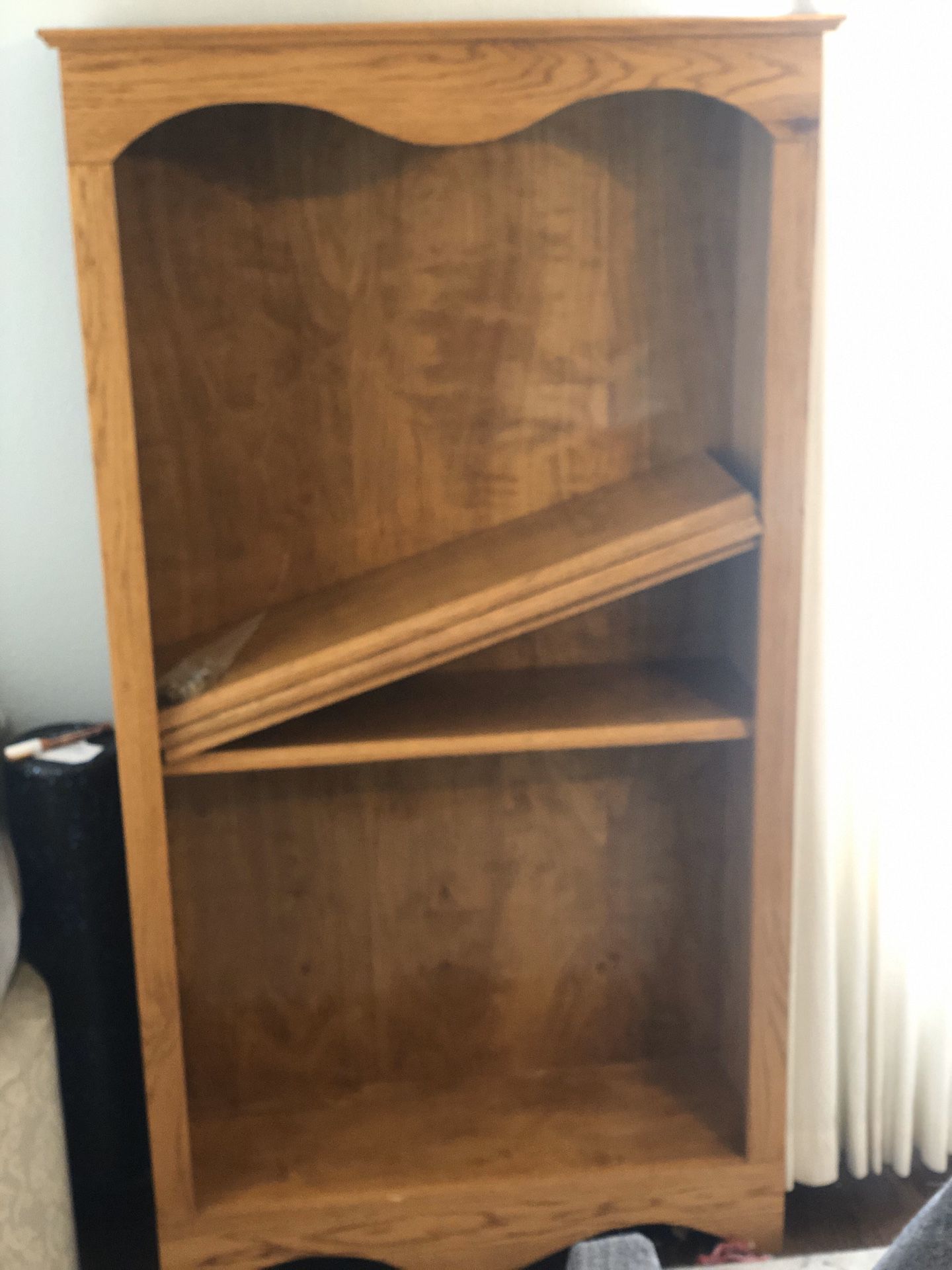 Handmade Solid Wood Book/Picture Shelf