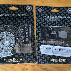 Brand New Disney 3-D Metal Model Kits