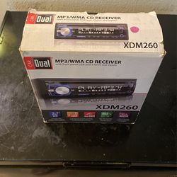 Car Dual MP3/WMA CD RECEIVER XDM260
