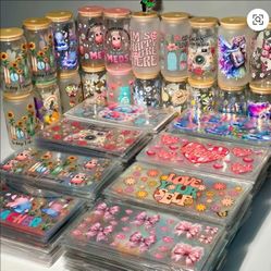 Uv Dtf Cup Wrap sale Tumblers coffee stikers crafting fenders wholesale