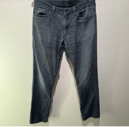 Theory Jeans Mens Size 32 Classic Original Straight Fit Grey Pants 97% Cotton