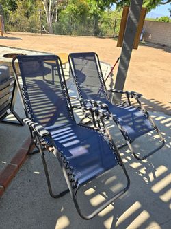 Set of 2 lounge chairs