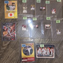 LOT of 12 Shohei Ohtani Baseball cards High School Sensation Japan RC 2012 Japanese Rare Mini Cards Angels Stars Of MLB Refractor!