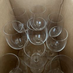 Various Sets Of Wine Glasses 