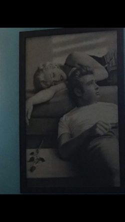 James dean and Marylin Monroe