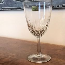 12 Vintage French - Blown Crystal Goblets